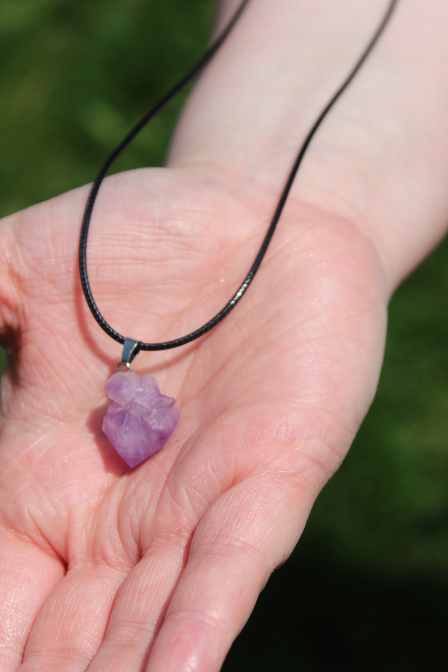 Ruwe Amethist Ketting