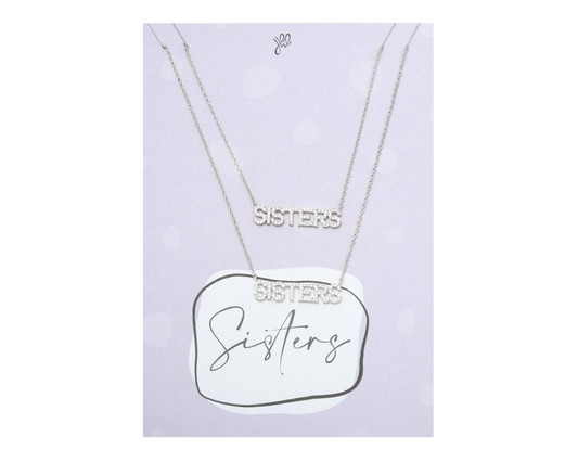 Sisters Ketting Set – Goud & Zilver | Vriendschapssieraad Sparcle.shop