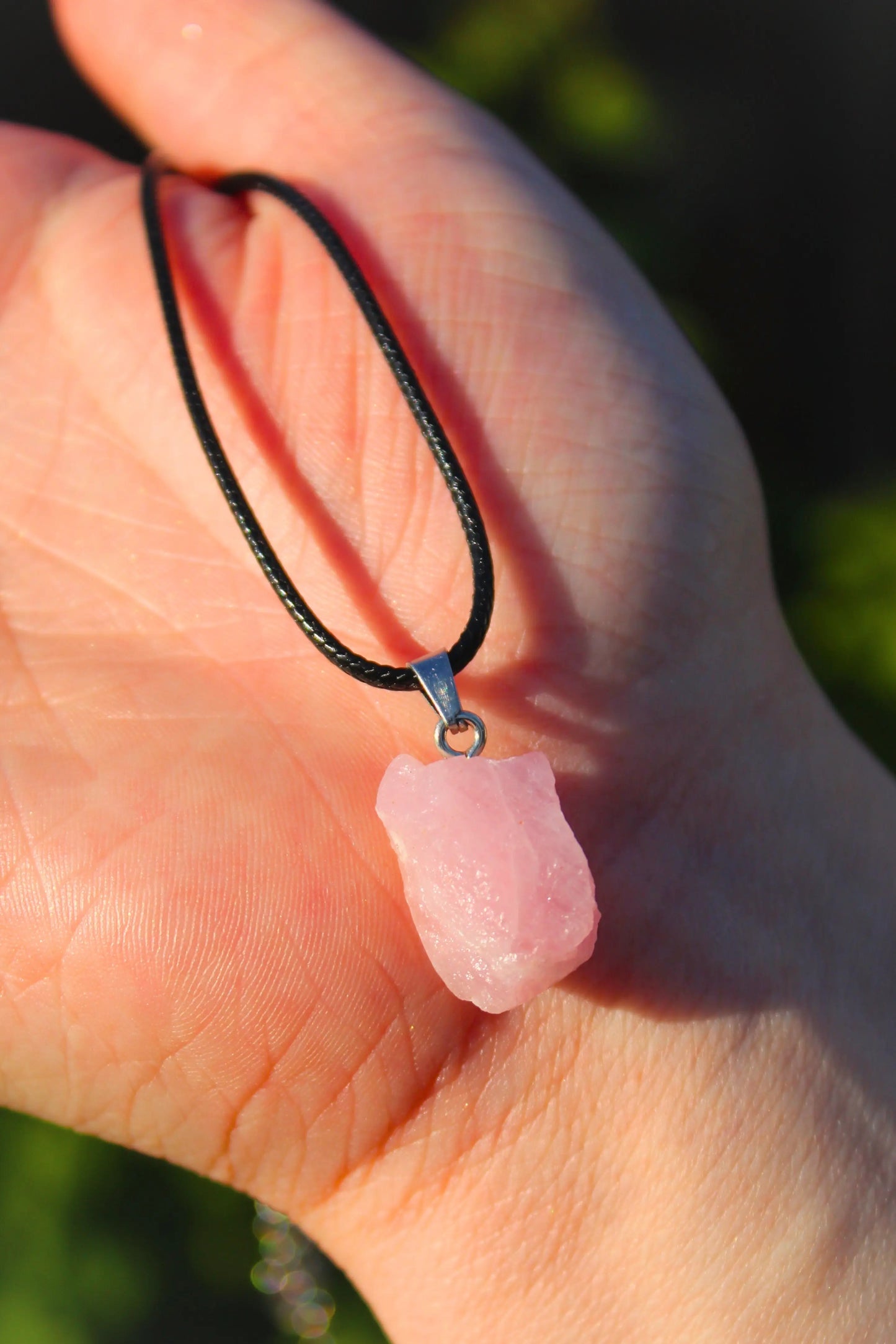 Rozenkwarts Ketting Sparcle.shop