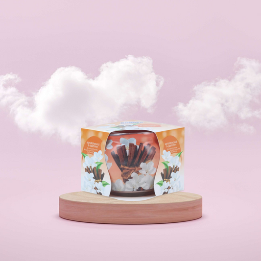 At Home Scents Geurkaars Sandalwood & Jasmijn – 70 g Sparcle.shop