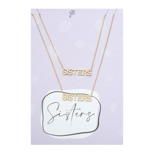 Sisters Ketting Set – Goud & Zilver | Vriendschapssieraad Sparcle.shop