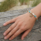 Zomer Armband Blauw met Zeester & Turquoise Kralen – Rinhoo Sparcle.shop