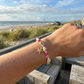 Zomer Armband Roze met Goudkleurige Zeester & Roze Kralen – Rinhoo Sparcle.shop