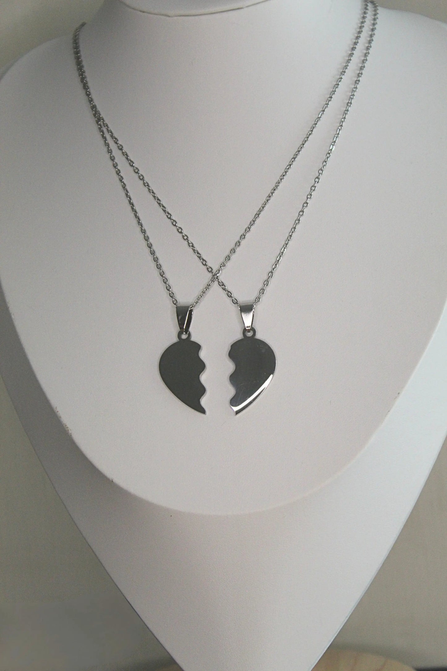 Koppel Ketting – Breekbaar Hart Hanger voor Twee Sparcle.shop