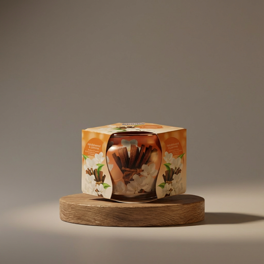 At Home Scents Geurkaars Sandalwood & Jasmijn – 70 g Sparcle.shop